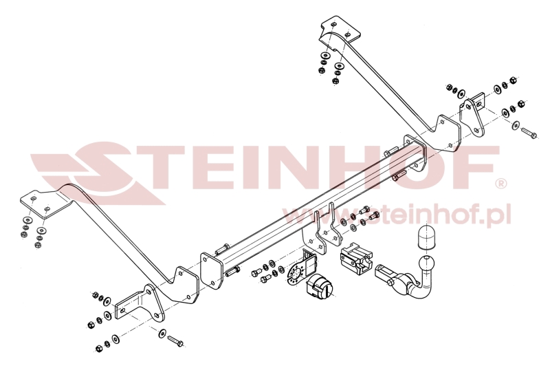 Ťažné zariadenie Citroen Berlingo II (dĺžka 4628mm), C-016
