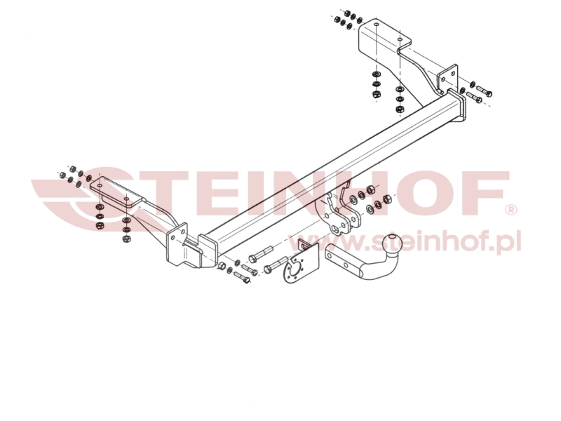 Ťažné zariadenie Citroen C4 3/5D, C-026