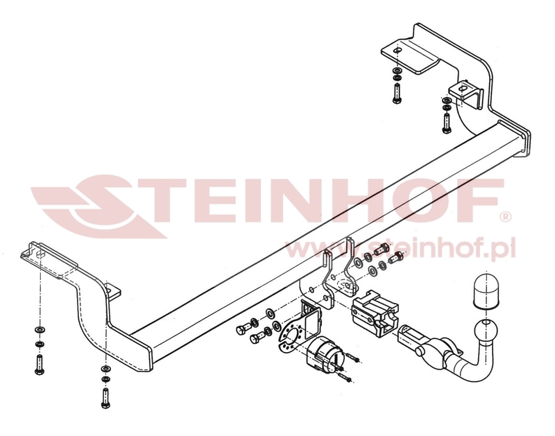 Ťažné zariadenie Citroen C5 4/5D, C-033