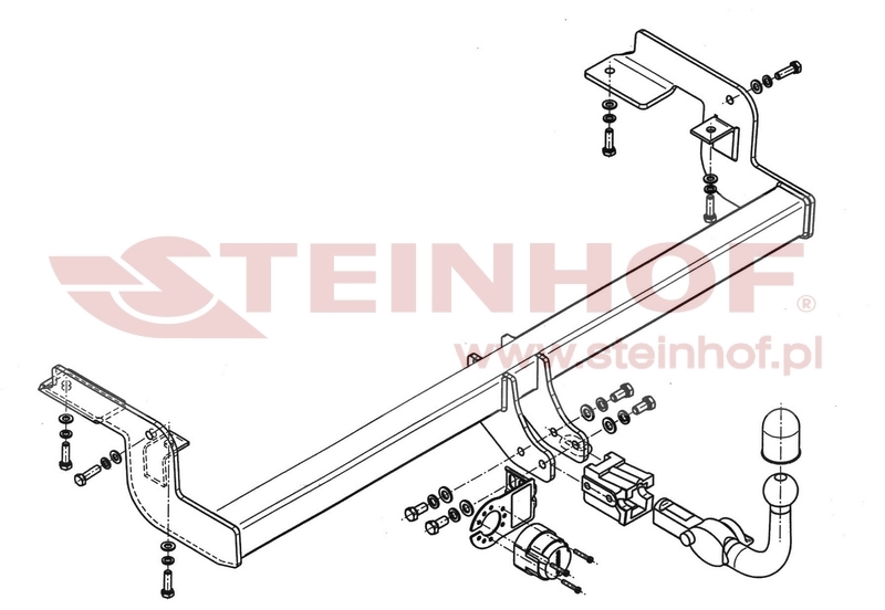 Ťažné zariadenie Citroen C5 4/5D, C-036