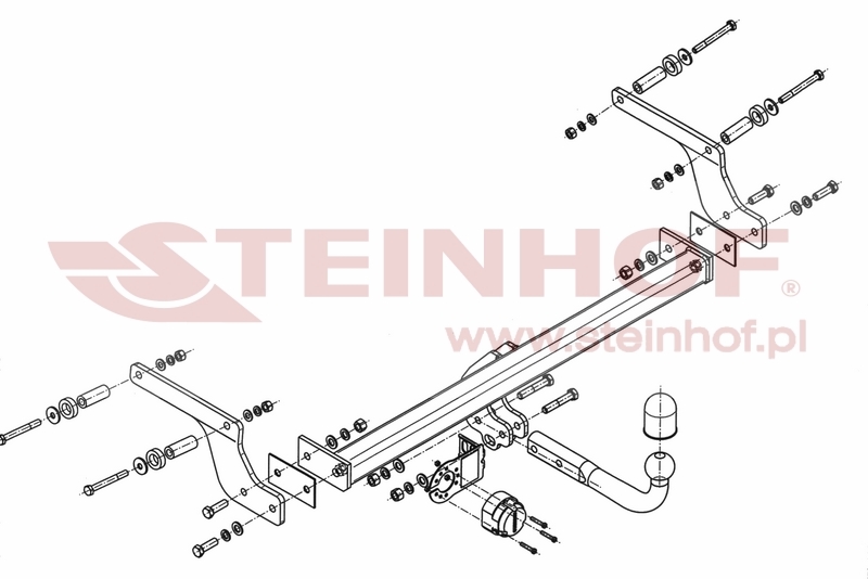 Ťažné zariadenie Dacia Duster I 2WD / 4WD (face lift), D-014