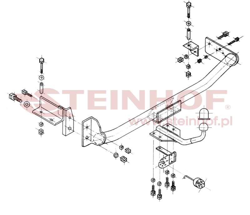 Ťažné zariadenie Fiat Brava 5D, F-052