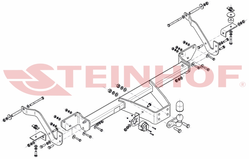 Ťažné zariadenie Fiat Ducato Box Van Extended loading part, F-067