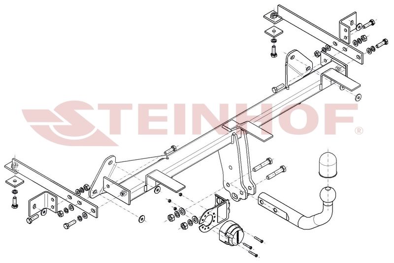 Ťažné zariadenie Fiat 500 L Face lift, F-076
