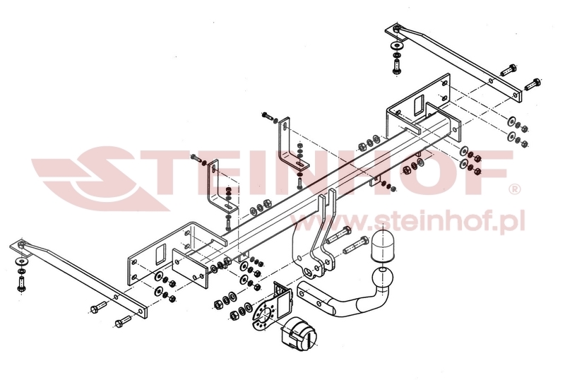 Ťažné zariadenie Fiat Panda III 5D, F-114