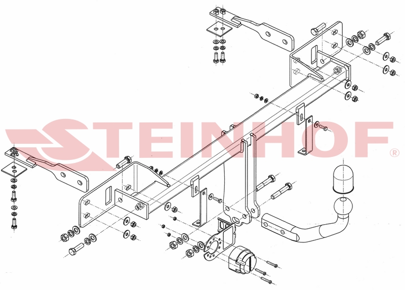 Ťažné zariadenie Fiat Panda III 4x4 (4WD) (vrátane Van) (okrem Cross), F-150