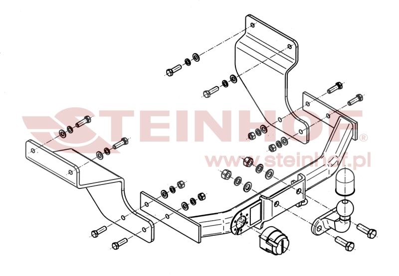 Ťažné zariadenie Ford Transit Connect, F-295