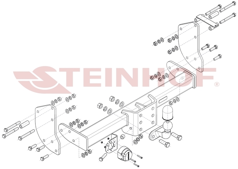 Ťažné zariadenie Ford Transit Box Van (pohon predných a zadných kolies, F-307
