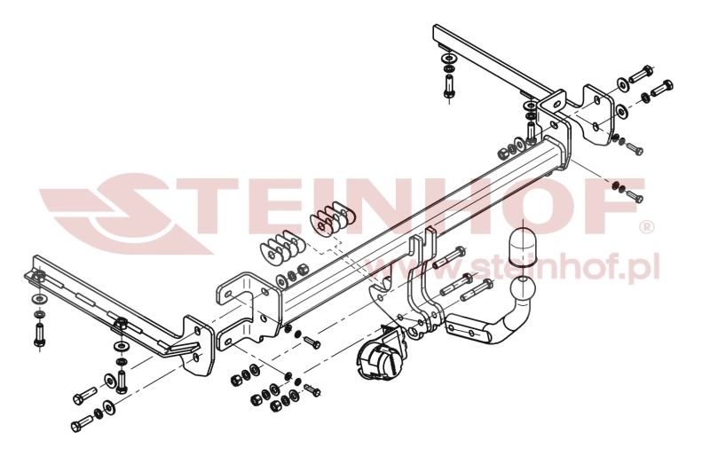 Ťažné zariadenie Honda Accord 4D, H-038