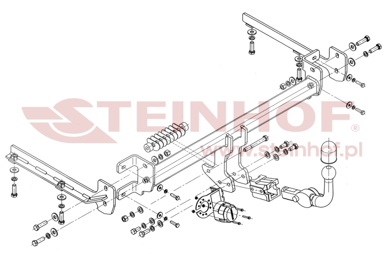 Ťažné zariadenie Honda Accord 4D, H-039