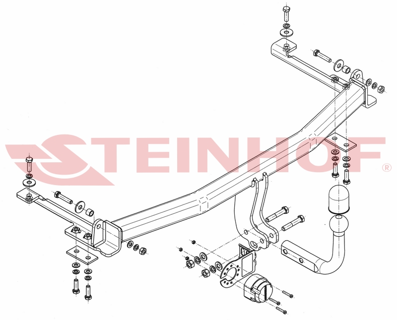 Ťažné zariadenie Honda Jazz II 5D (GD/GE), H-067