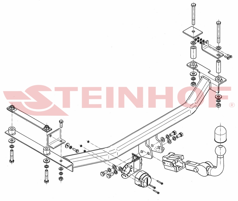Ťažné zariadenie Honda Jazz III, H-070