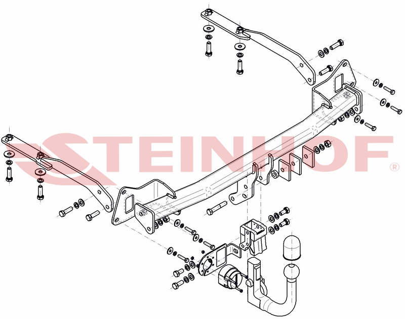 Ťažné zariadenie Honda Jazz IV, H-074