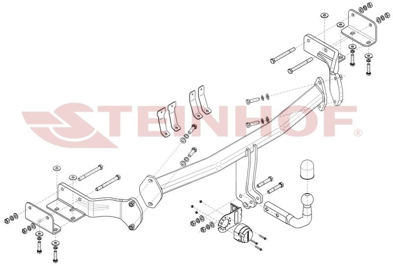 Ťažné zariadenie Hyundai ix55 2WD / 4WD, H-229