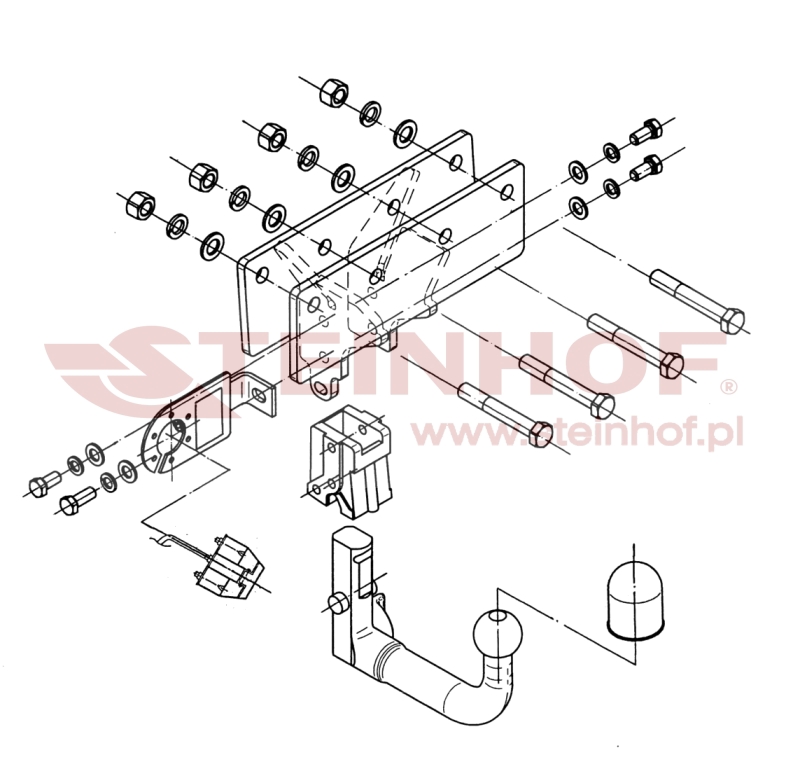 Ťažné zariadenie Jeep Grand Cherokee, J-053