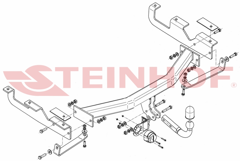 Ťažné zariadenie Jeep Grand Cherokee, J-060