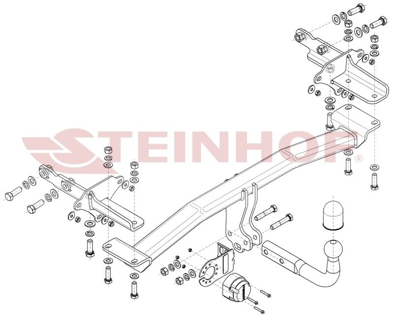 Ťažné zariadenie Fiat 500X Series 2, J-073