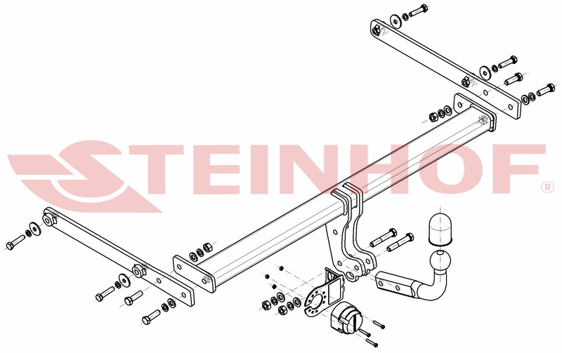 Ťažné zariadenie Mazda 2 (DJ), M-046