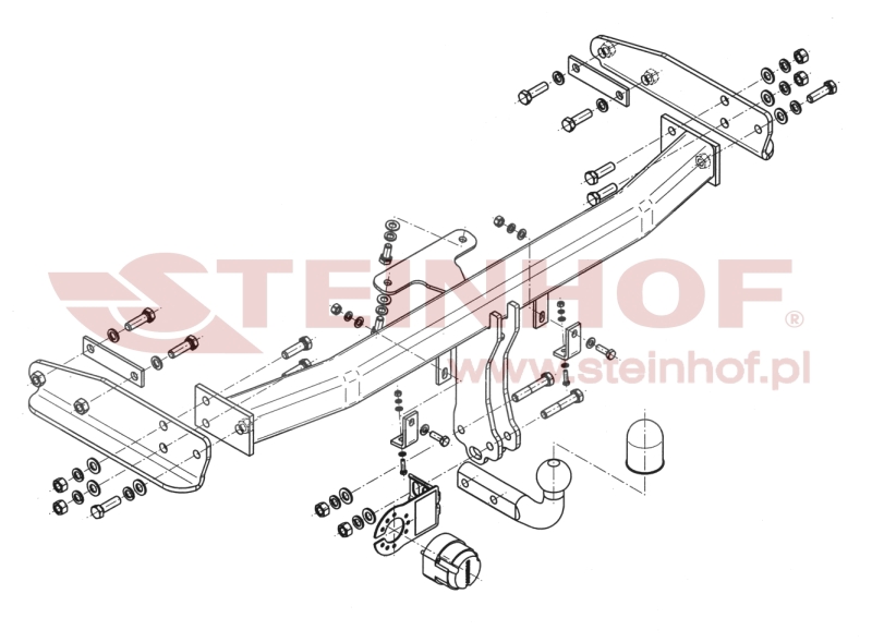 Ťažné zariadenie Mazda Tribute, M-050