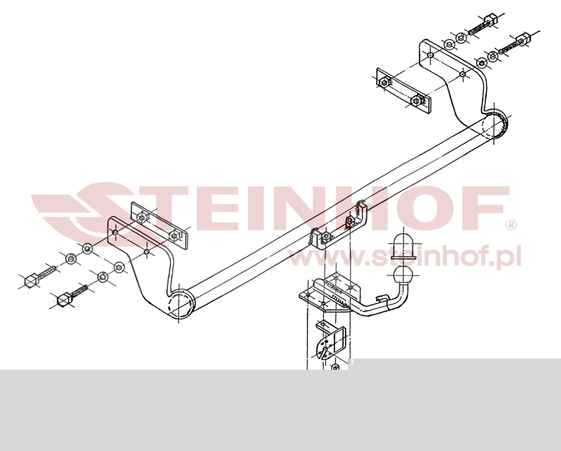 Ťažné zariadenie Mercedes W 168 A - Class, M-096