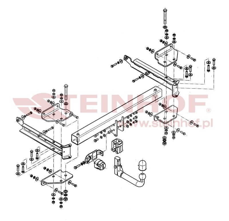 Ťažné zariadenie Mercedes W 164 М - Class (ML), M-129