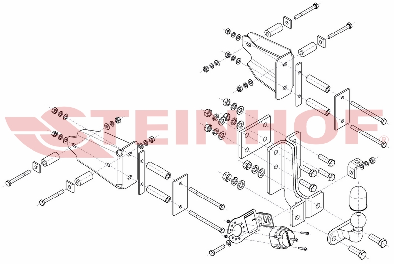 Ťažné zariadenie Mercedes W163 М - Class (ML), M-152