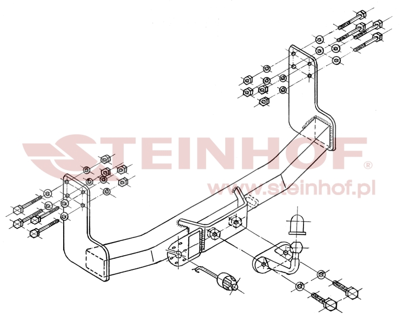 Ťažné zariadenie VW LT 28-35, Box Van (single wheels), M-221
