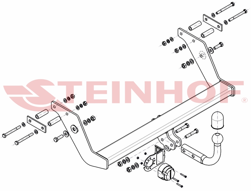 Ťažné zariadenie Mercedes Vaneo (W414), M-233