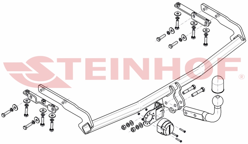 Ťažné zariadenie Nissan Almera Tino, N-016