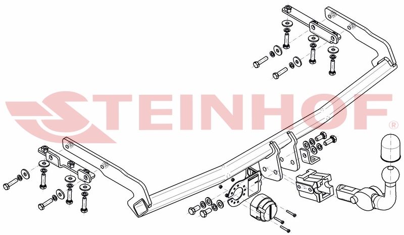 Ťažné zariadenie Nissan Almera Tino, N-017