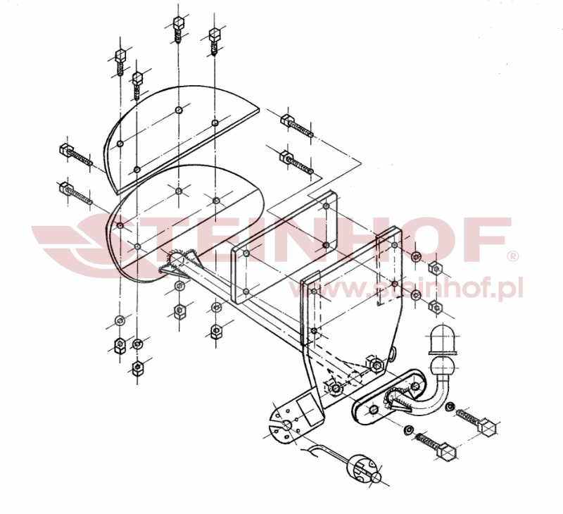 Ťažné zariadenie Opel Corsa B 3/5D, O-121