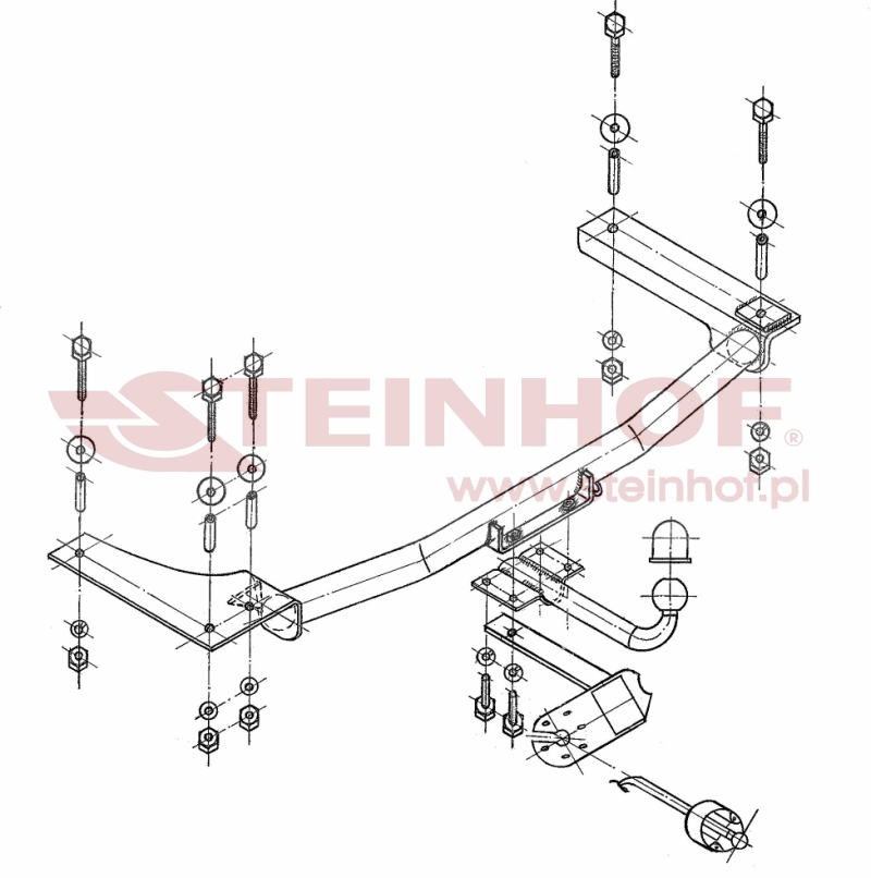 Ťažné zariadenie Opel Vectra B 4/5D, O-216