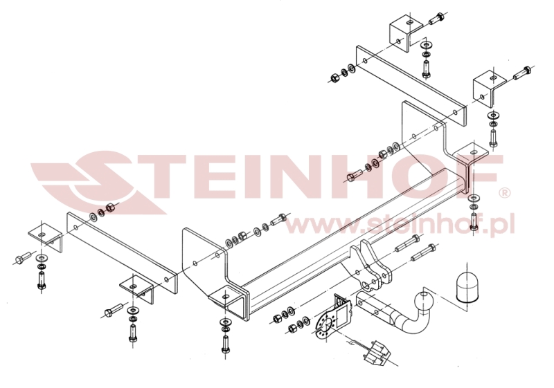 Ťažné zariadenie Renault Master Van, Minibus (with Step), R-060
