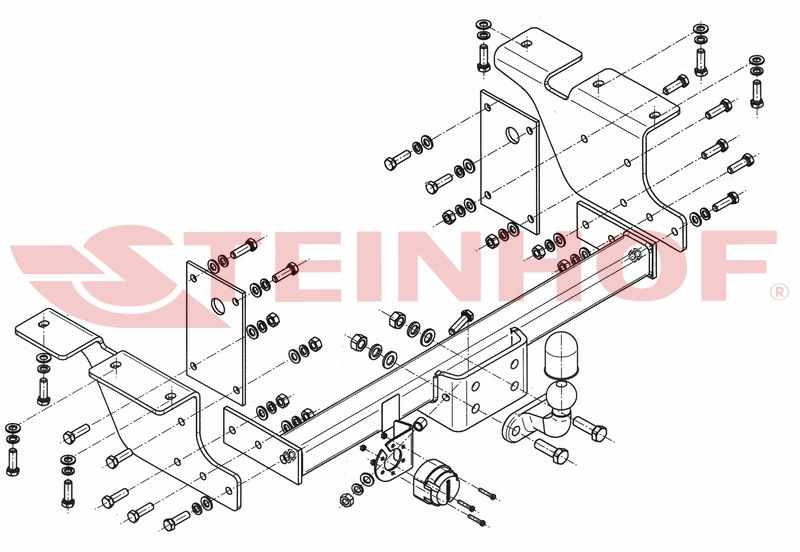 Ťažné zariadenie Renault Master (Box Van) (Single wheels), R-064