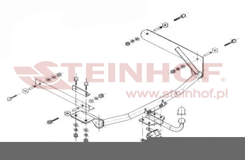 Ťažné zariadenie Renault Laguna 5D, R-075