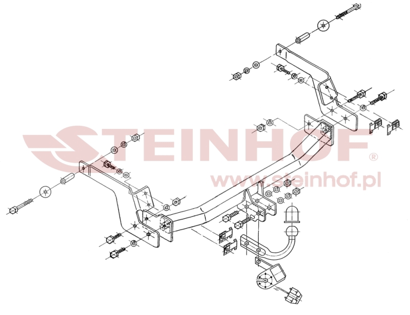Ťažné zariadenie Renault Laguna 5D, R-077
