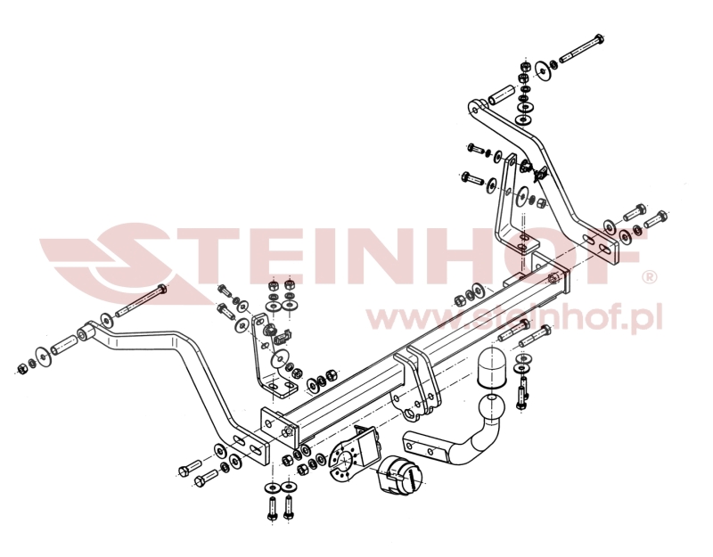 Ťažné zariadenie Renault Scenic (okrem 4x4), R-100