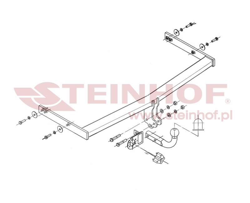 Ťažné zariadenie Seat Altea, S-101