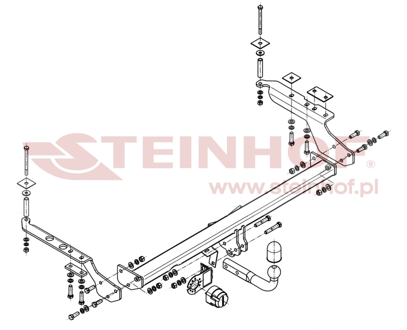 Ťažné zariadenie Subaru Forester (SF) / (SG) (okrem 2.0 S-Turbo), S-360