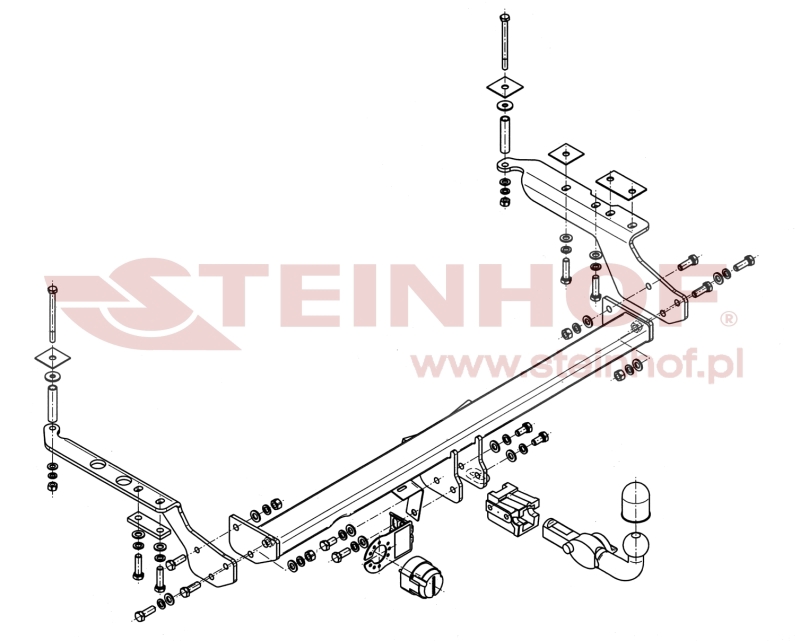 Ťažné zariadenie Subaru Forester (SF) / (SG) (okrem 2.0 S-Turbo), S-361