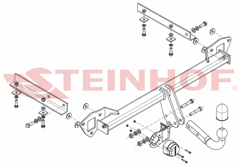 Ťažné zariadenie Subaru Impreza (5D) (GH) (okrem WRX), S-372
