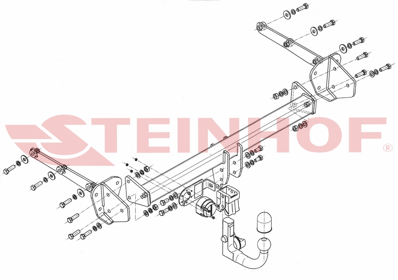 Ťažné zariadenie Subaru Outback, S-388