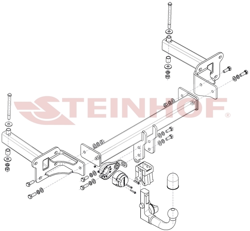 Ťažné zariadenie Subaru Tribeca 4WD, S-423
