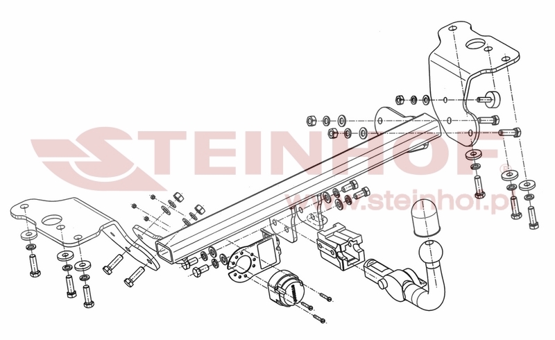 Ťažné zariadenie Toyota Auris 3/5D, T-091