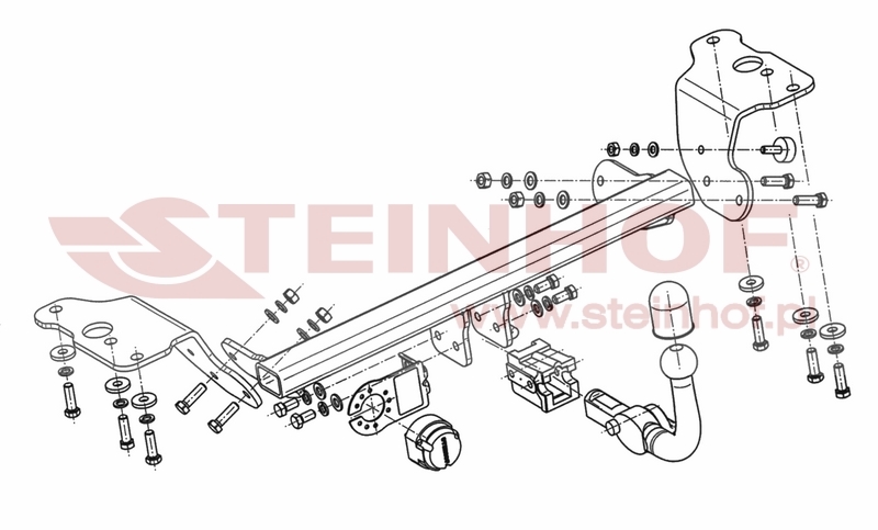 Ťažné zariadenie Toyota Auris 5D, T-093