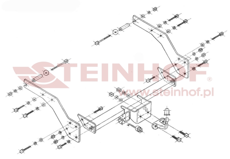 Ťažné zariadenie Toyota Hilux, T-145