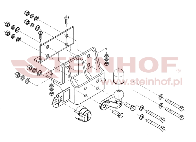 Ťažné zariadenie Toyota Hilux, T-148