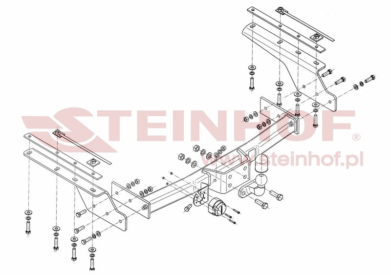 Ťažné zariadenie Toyota Land Cruiser 5D (J9), T-160