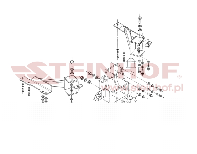 Ťažné zariadenie Toyota Land Cruiser 5D (J120), T-166