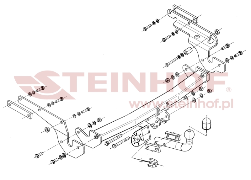 Ťažné zariadenie Toyota Yaris 3/5D, T-224